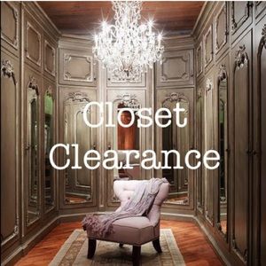 Closet cleaning!